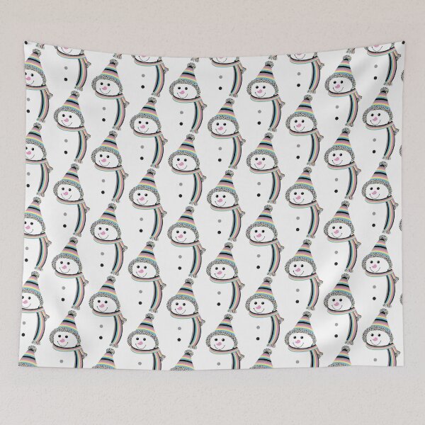 Item preview, Polygender Pride Snowman Snowperson Black Grey Pink Yellow Blue designed and sold by JoyfulJen.