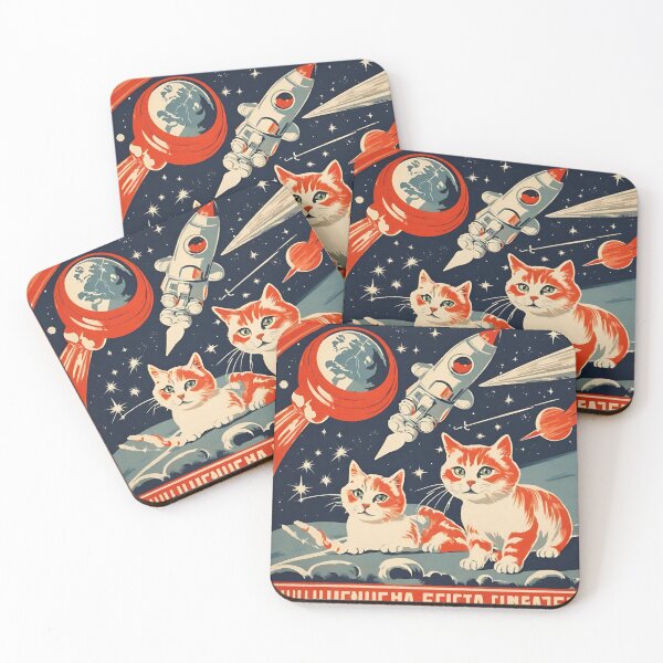 Item preview, Cautious adventure - soviet cat designed and sold by BoxcarDesigns.