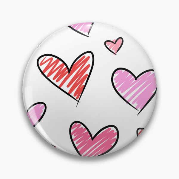 Item preview, Scribbly Love Hearts designed and sold by kiippers.