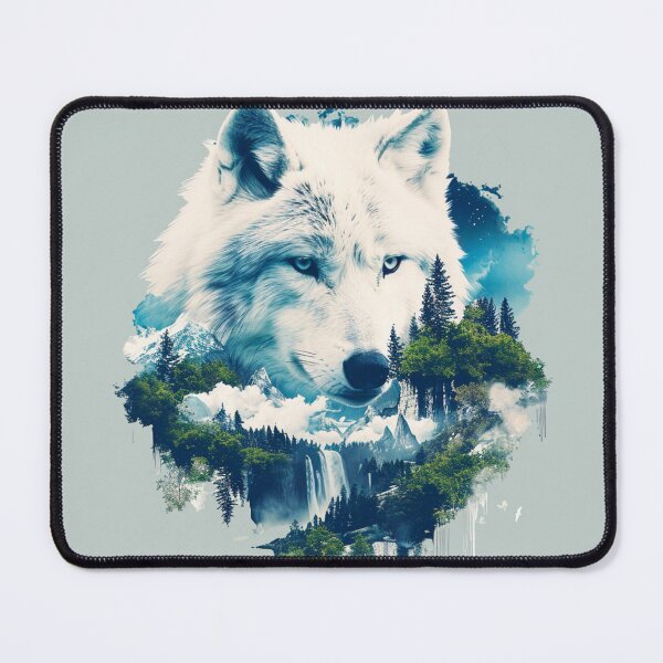 Item preview, Arctic Wolf Wilderness designed and sold by CleverboyDsgns.