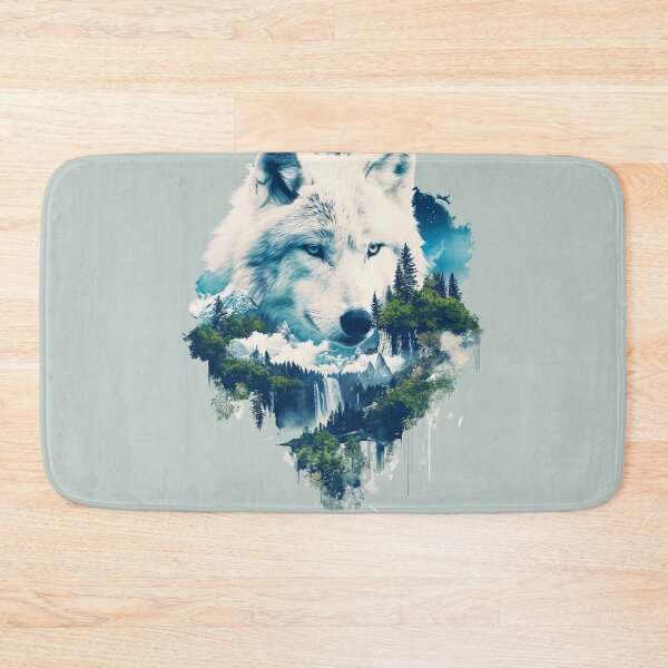 Item preview, Arctic Wolf Wilderness designed and sold by CleverboyDsgns.