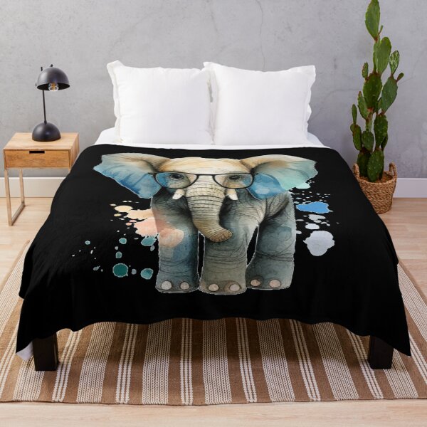Artikelvorschau, Aquarell Elefant entworfen und verkauft von ElephantVibes.