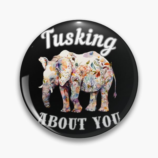 Item preview, Tusking About You designed and sold by ElephantVibes.