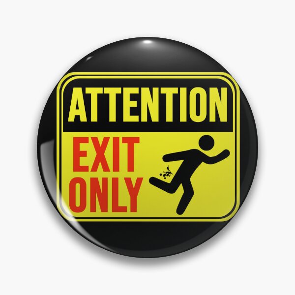 Item preview, Exit Only designed and sold by MarkMySign.