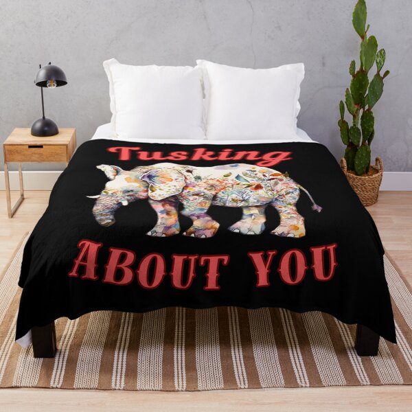 Item preview, Tusking About You. colorful elephant designed and sold by ElephantVibes.