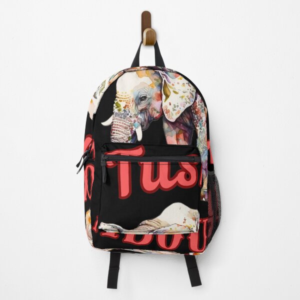 Item preview, Tusking About You. colorful elephant designed and sold by ElephantVibes.