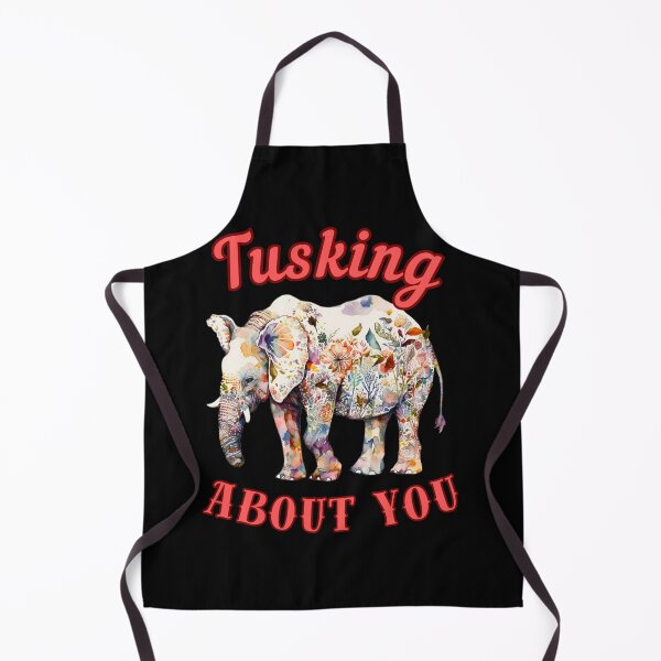Item preview, Tusking About You. colorful elephant designed and sold by ElephantVibes.