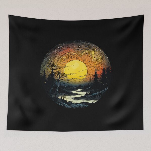 Item preview, Starry Riverdream designed and sold by Artisleek Designs.