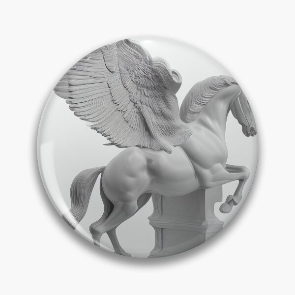 Item preview, White Pegasus Marble Statue designed and sold by AstroRisq.