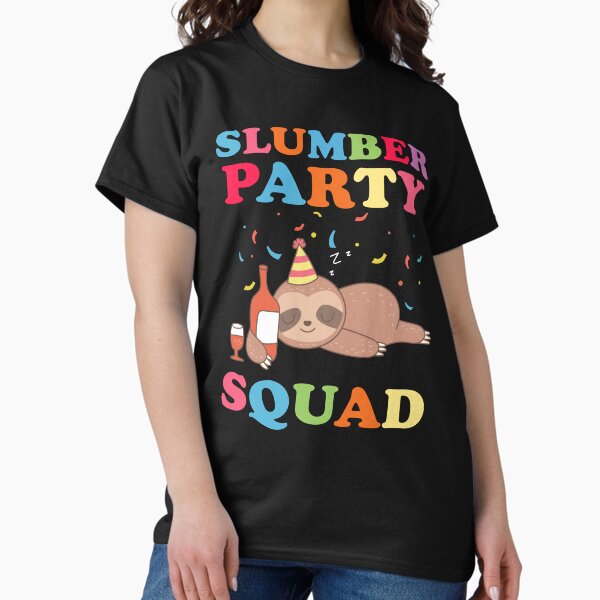 Item preview, Funny Sloth Slumber Party Squad Kids Boy Girls designed and sold by 26funy.