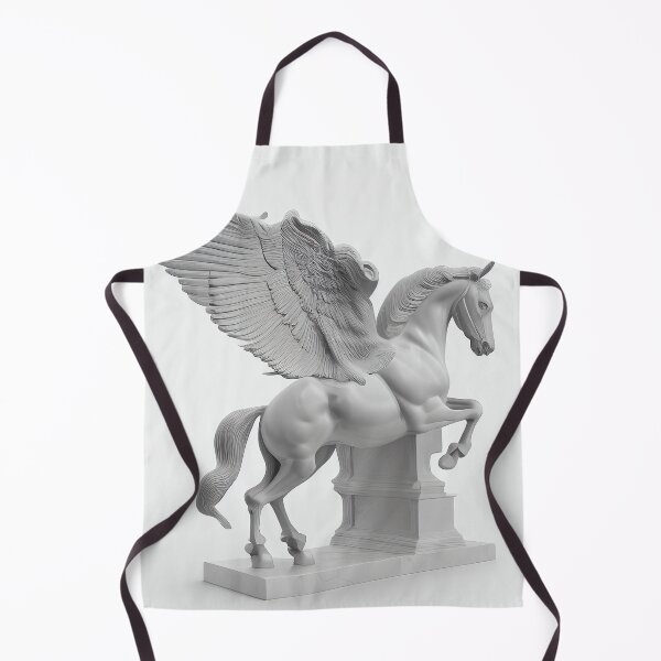 Item preview, White Pegasus Marble Statue designed and sold by AstroRisq.