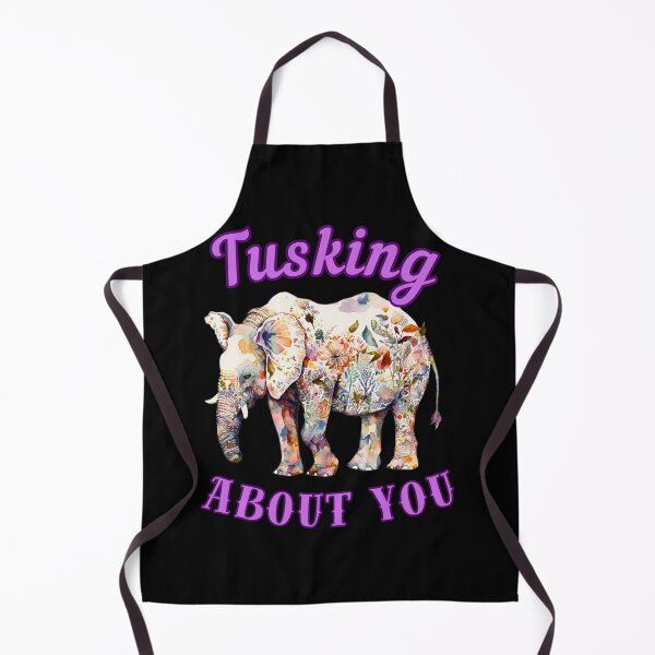Item preview, Tusking About You. elephant face designed and sold by ElephantVibes.