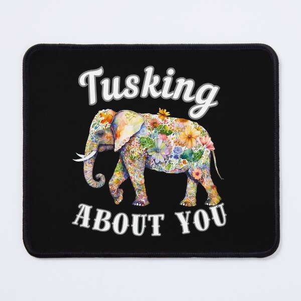 Item preview, Tusking About You. surreal elephant designed and sold by ElephantVibes.