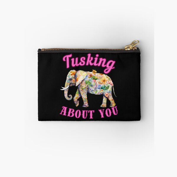 Item preview, Tusking About You. elephant saying designed and sold by ElephantVibes.