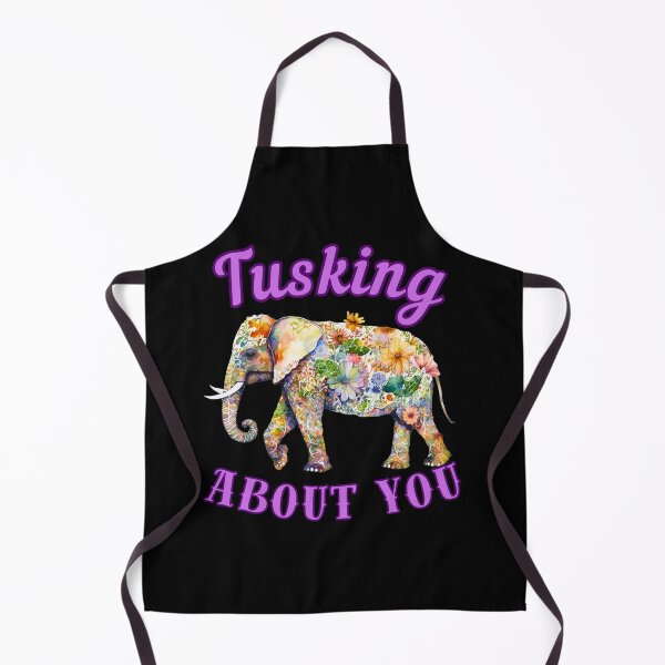 Item preview, Tusking About You. elephant quote designed and sold by ElephantVibes.