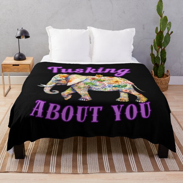 Item preview, Tusking About You. elephant quote designed and sold by ElephantVibes.