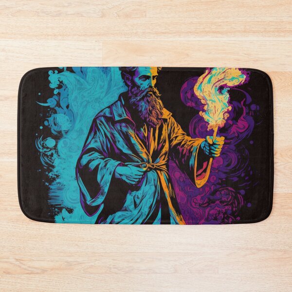Item preview, Wizard Casting a Spell Pop Art 1 designed and sold by AstroRisq.