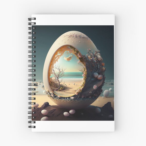 Item preview, "Seaside Serenity: A Tranquil Escape Captured in an Eggshell" designed and sold by hjian8219.