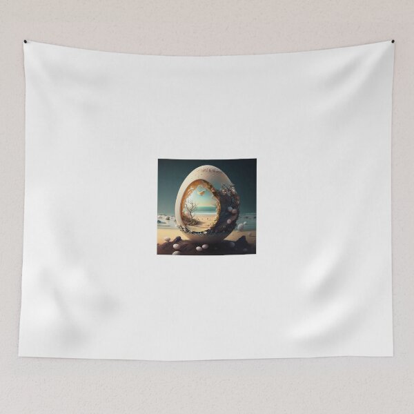 Item preview, "Seaside Serenity: A Tranquil Escape Captured in an Eggshell" designed and sold by hjian8219.
