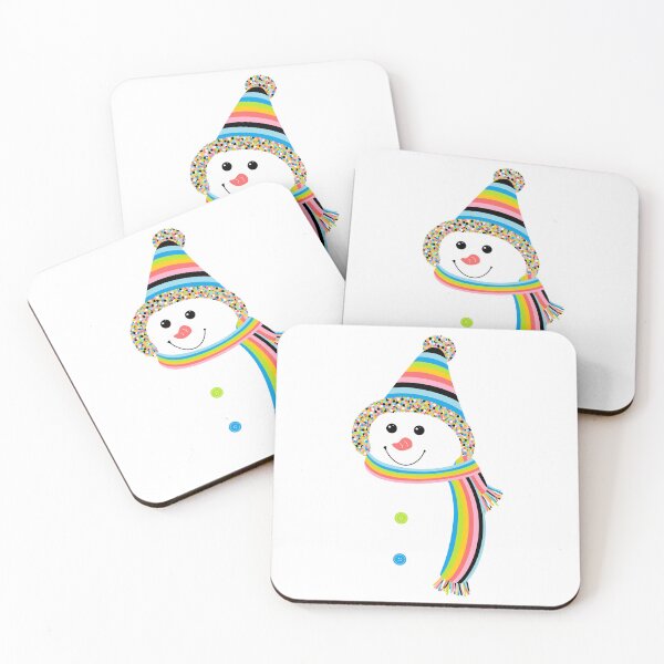 Item preview, Queer Pride Snowman Snowperson Rainbow designed and sold by JoyfulJen.