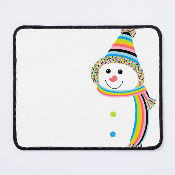 Item preview, Queer Pride Snowman Snowperson Rainbow designed and sold by JoyfulJen.