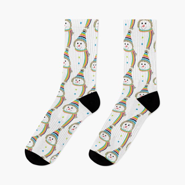 Item preview, Queer Pride Snowman Snowperson Rainbow designed and sold by JoyfulJen.