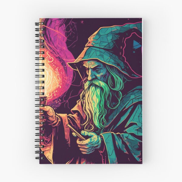 Item preview, Wizard Casting a Spell Pop Art 2 designed and sold by AstroRisq.