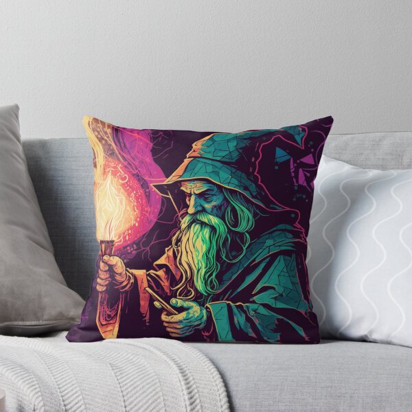 Item preview, Wizard Casting a Spell Pop Art 2 designed and sold by AstroRisq.