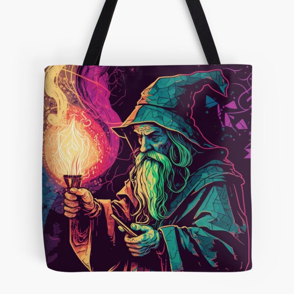 Item preview, Wizard Casting a Spell Pop Art 2 designed and sold by AstroRisq.