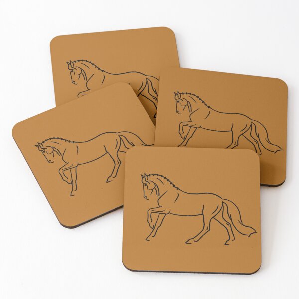 Item preview, Minimalist Sketch of Cantering Dressage Horse designed and sold by DappledMoon.
