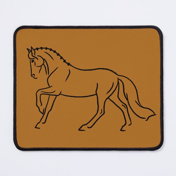 Item preview, Minimalist Sketch of Cantering Dressage Horse designed and sold by DappledMoon.