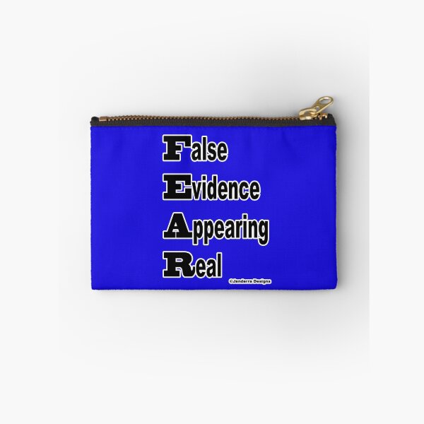 Item preview, Blue Fear - False Evidence Appearing Real designed and sold by JanderraDesigns.