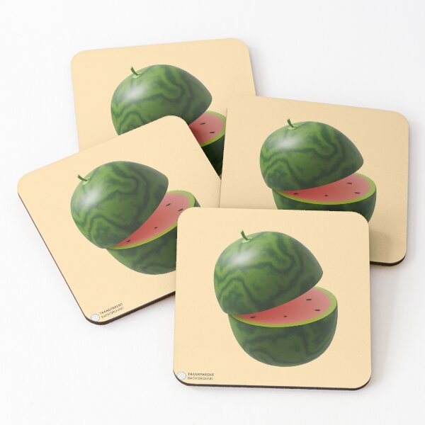Item preview, "Juicy Delight: 3D Rendered Watermelon Icon Isolated for a Vibrant Splash" designed and sold by hjian8219.