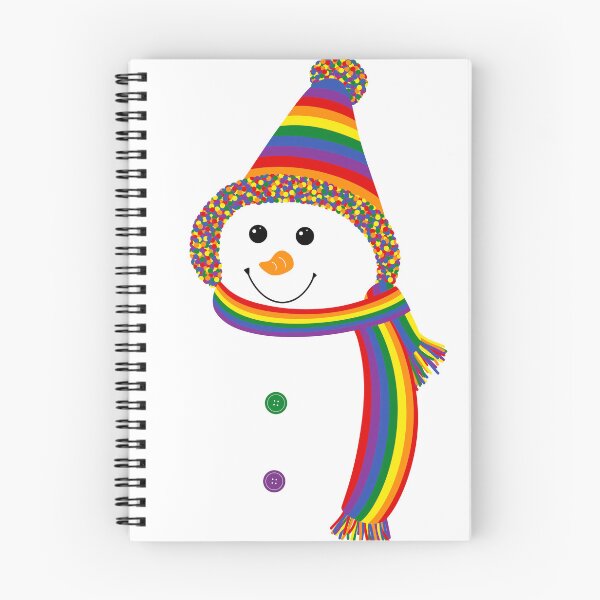 Item preview, Rainbow LGBTQ Pride Snowman Snowperson designed and sold by JoyfulJen.