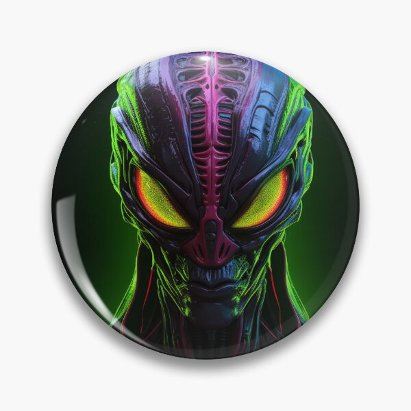 Aperçu de l'œuvre Alien Néon Art 8 créée et vendue par AstroRisq.
