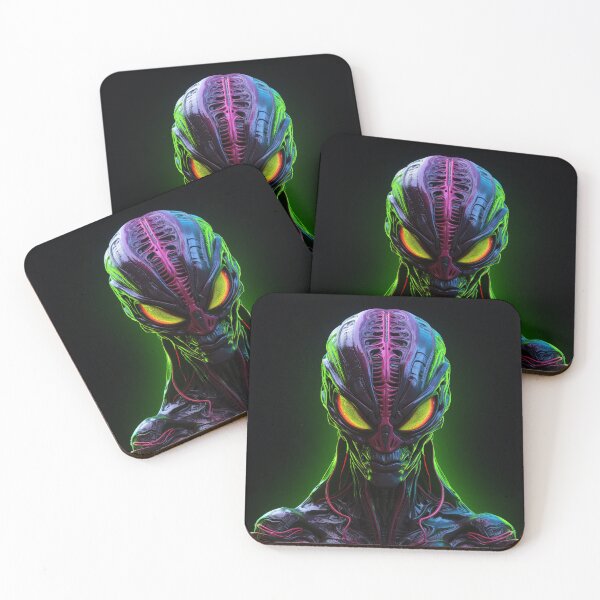 Item preview, Alien Neon Art 8 designed and sold by AstroRisq.