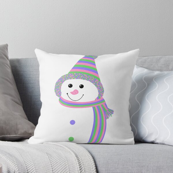 Item preview, Trigender Pride Snowman Snowperson Pink Purple Green designed and sold by JoyfulJen.