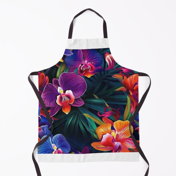 Item preview, Orchid Tile 22: Masquerade in Bloom, Spotted and Striped Exotica in Vibrant Hues designed and sold by TheBrainArt.