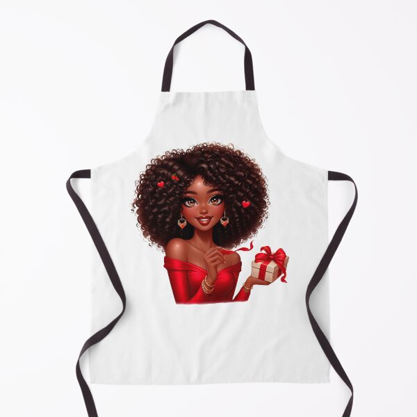 Item preview, Valentine´s Day Afro American Girl, Fashion Illustration, Valentine Design, Valentine Gift. designed and sold by gabrielakrall.