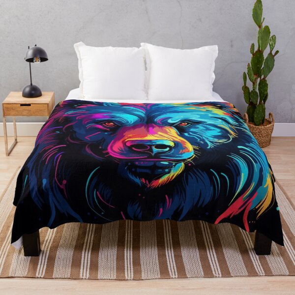 Item preview, Bear Pop Neon Art 1 designed and sold by AstroRisq.