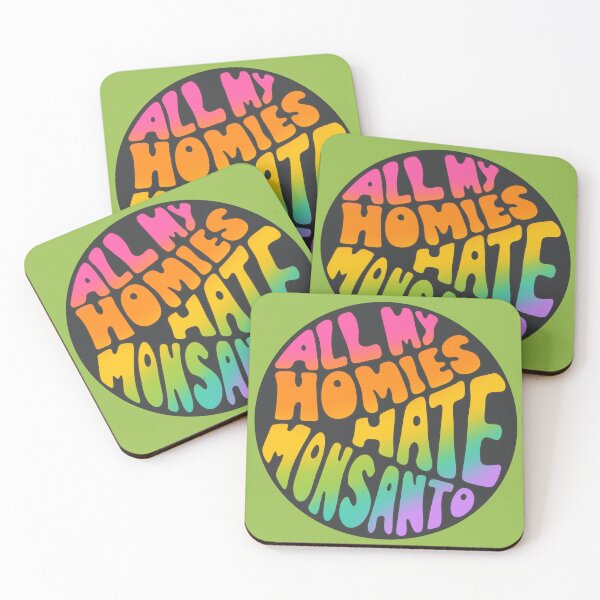 Item preview, All my homies hate Monsanto designed and sold by OctagonGlasses.