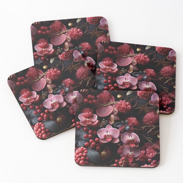 Item preview, Orchid Tile 24: Masquerade in Bloom, Spotted and Striped Exotica in Vibrant Hues designed and sold by TheBrainArt.
