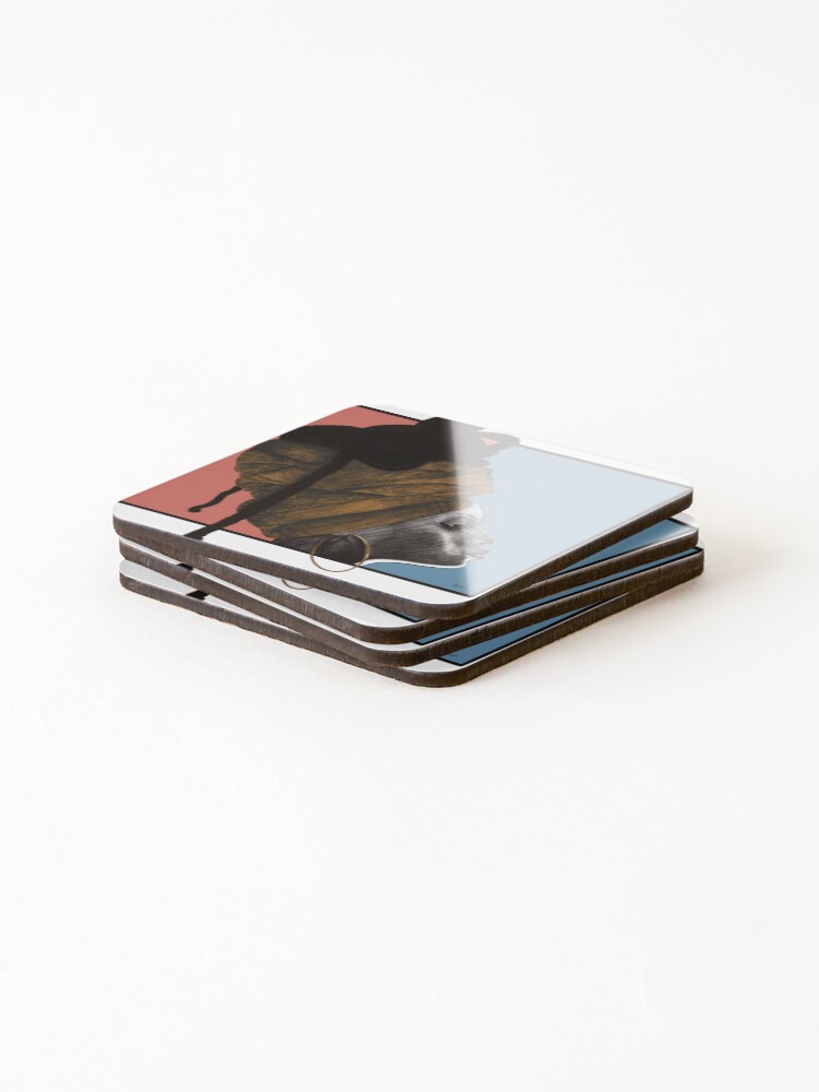 Thumbnail 4 of 5, Coasters (Set of 4), The Rib designed and sold by ewVatic.