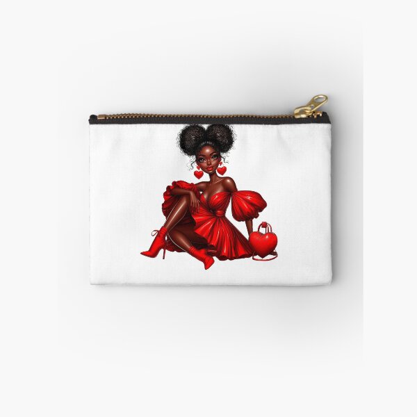 Item preview,  Valentines Day Afro Woman, Fashion Illustration, Valentine Design, Valentine Gift. designed and sold by gabrielakrall.