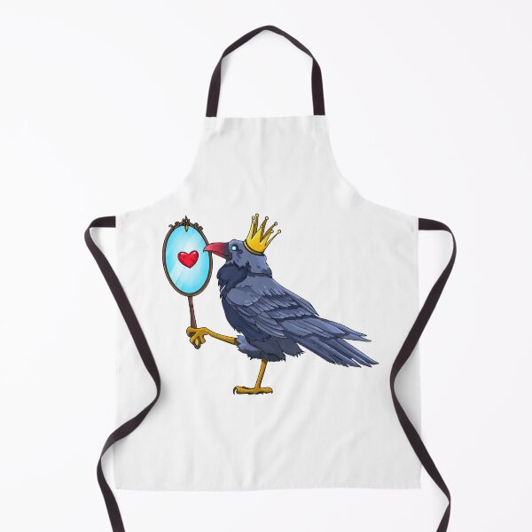 Item preview, Raven with crown admiring himself  designed and sold by Mariarti-ink.