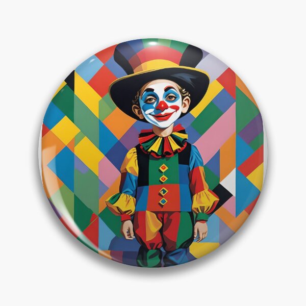 Item preview, Kid In A Kaleidoscopic Arlecchino Carnival Costume designed and sold by JoyPhotoArt.