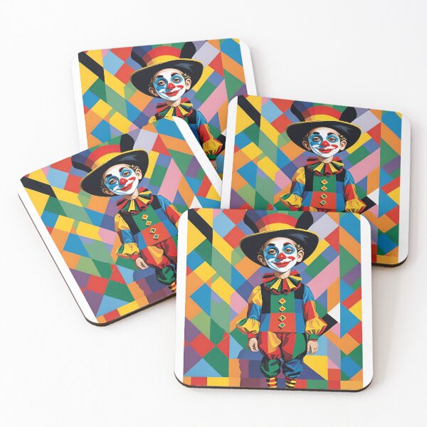 Item preview, Kid In A Kaleidoscopic Arlecchino Carnival Costume designed and sold by JoyPhotoArt.