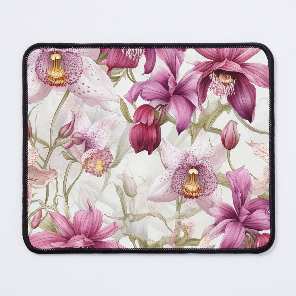 Item preview, Orchid Tile 27: Masquerade in Bloom, Spotted and Striped Exotica in Vibrant Hues designed and sold by TheBrainArt.