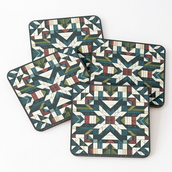 Item preview, Amish Style Patchwork Quilt Pattern designed and sold by PinUpPizzazz.