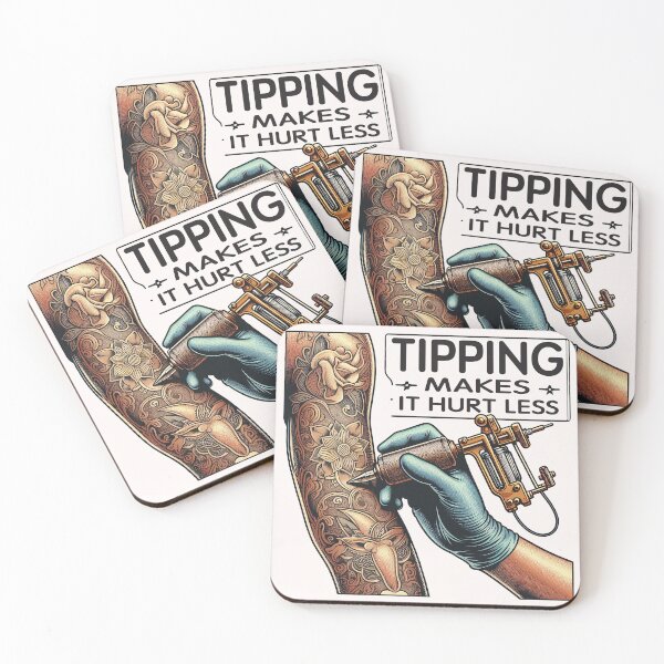 Item preview, Tipping Makes It Hurt Less. Tattoo Artist Gift designed and sold by ArmonyforSouls.